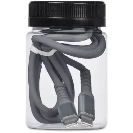 Altitude Barlitt Fast Charge Type-C to Type-C Charging Cable Cable in Jar Grey Jar